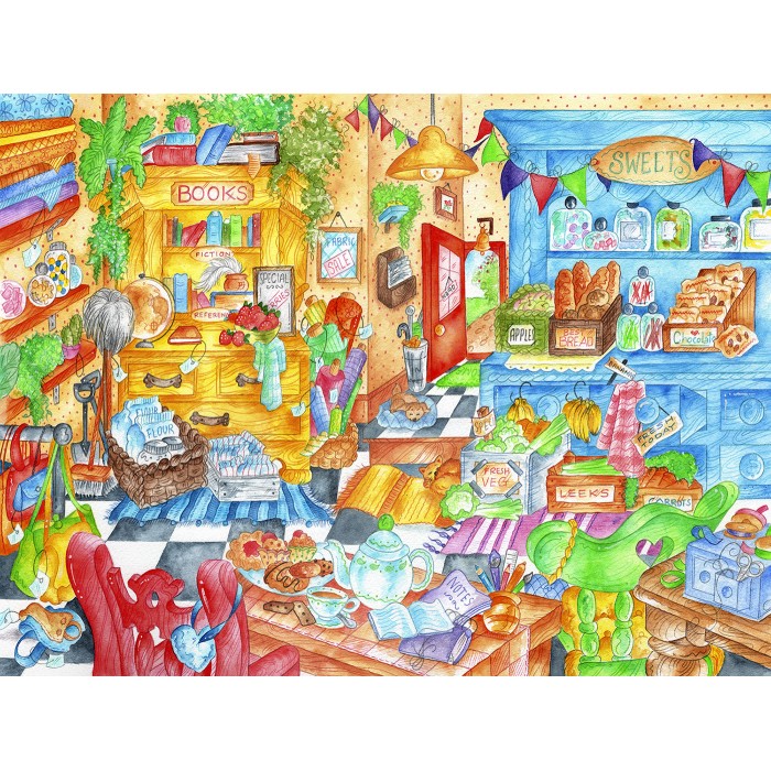 Puzzle  Sunsout-47028 Pièces XXL - Entrez, Nous Sommes Ouverts