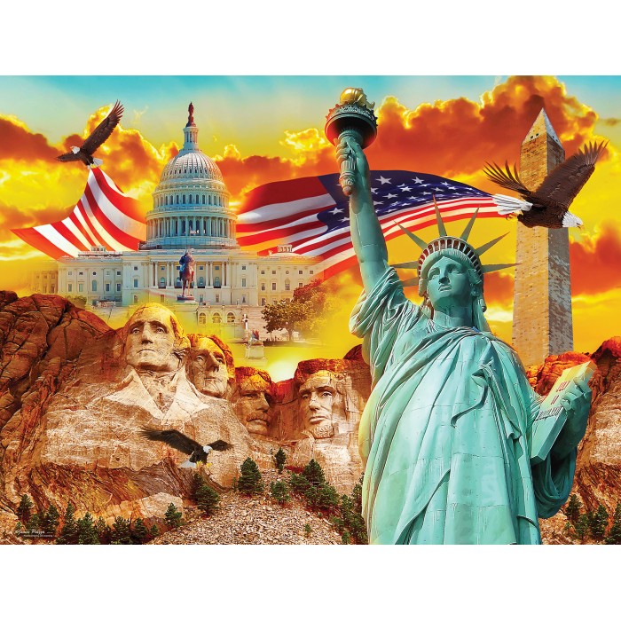 Puzzle Sunsout-49121 Pièces XXL - Liberté