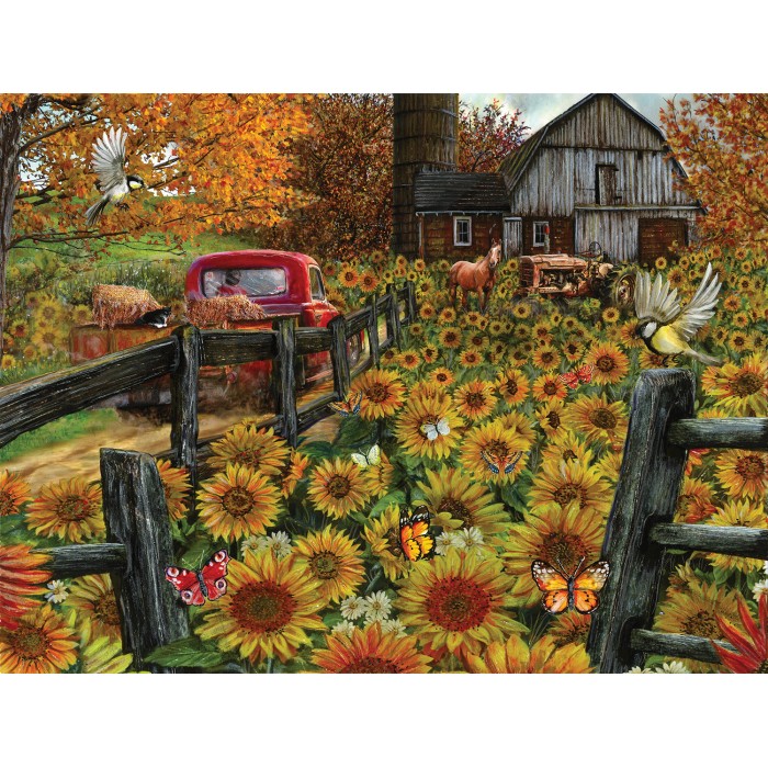 Puzzle  Sunsout-52310 Pièces XXL - Ferme de Tournesol