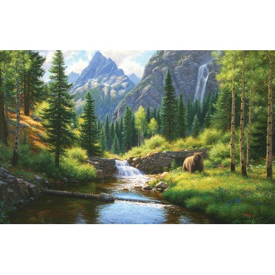 Puzzle Sunsout-53119 La Prairie des Ours