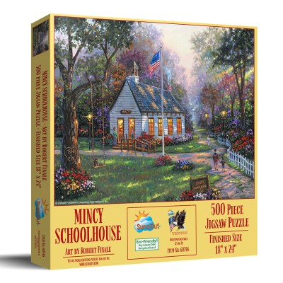 Puzzle Sunsout-60746 Pièces XXL - L'École de Mincy