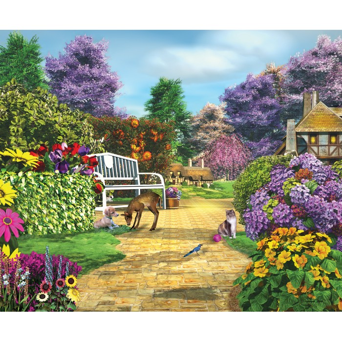 Puzzle Sunsout-61575 Caplyn Dor - Peaceful Moment