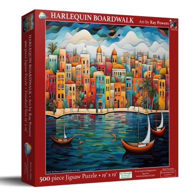 Puzzle Sunsout-61630 Pièces XXL - Bord de Mer Arlequin