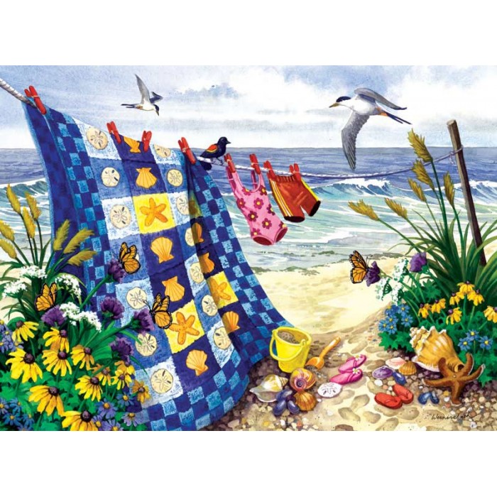 Puzzle Sunsout-62956 Nancy Wernersbach - Seaside Summer