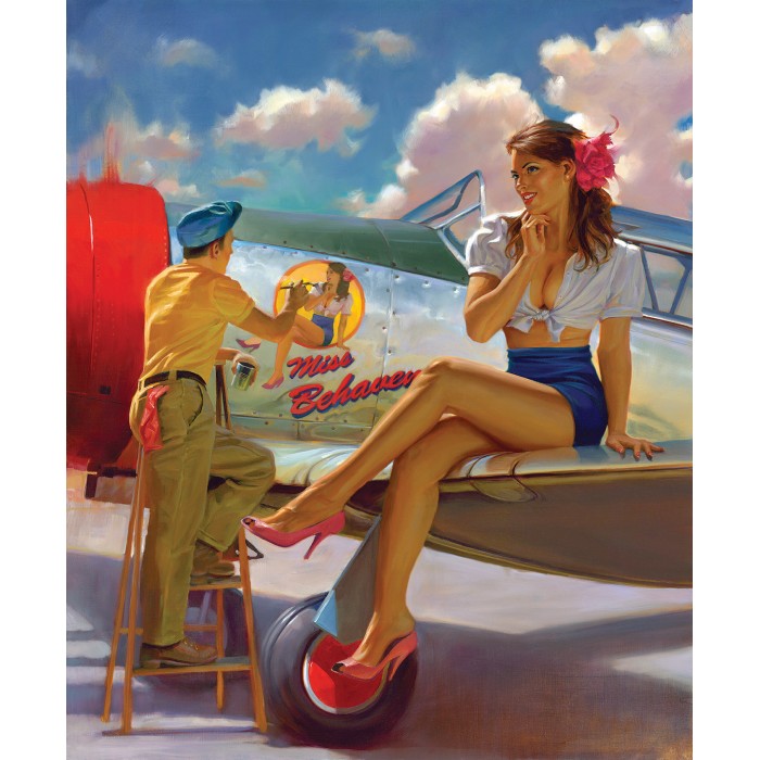 Puzzle Sunsout-67022 David Uhl - Miss Behaven