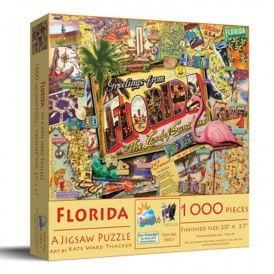 Puzzle Sunsout-70021 Ward Thacker Studio - Florida