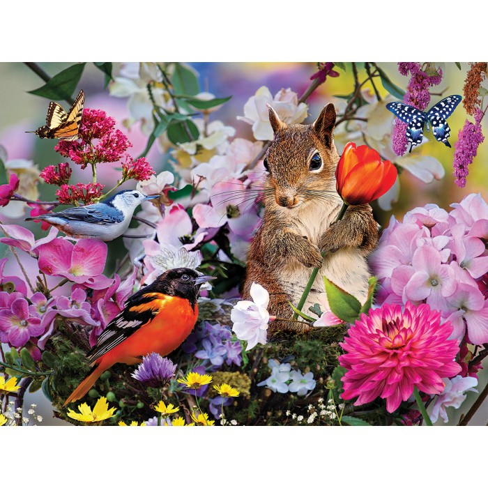 Puzzle  Sunsout-72044 Nid de Fleurs