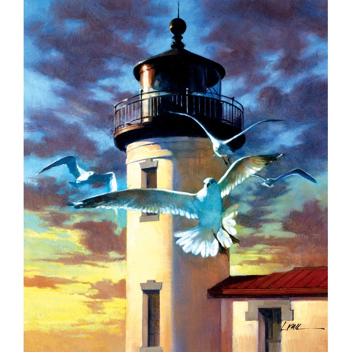 Puzzle Sunsout-73015 Phare et Mouettes
