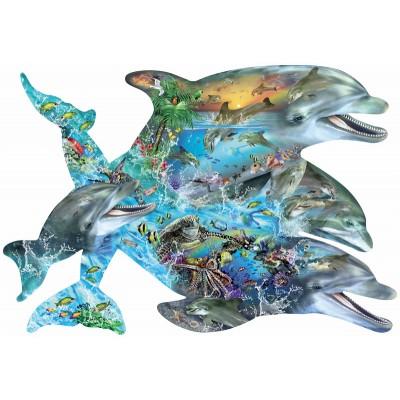 Puzzle Sunsout-95264 Lori Schory - Song of the Dolphins