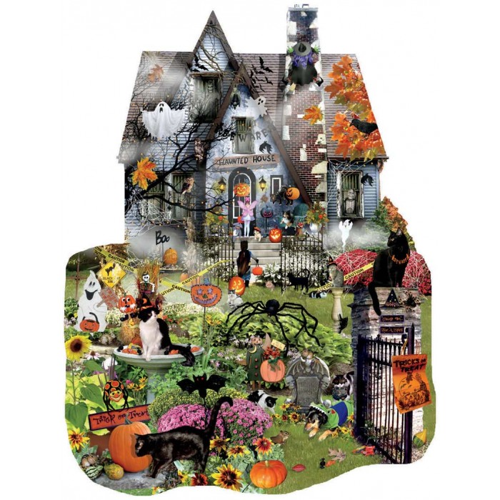 Puzzle Sunsout-95615 Lori Schory - Spooky House