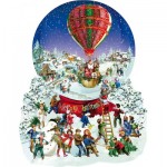 Puzzle  Sunsout-96087 Pièces XXL - Barbara Behr - Old Fashioned Snow Globe