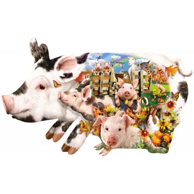 Puzzle Sunsout-97028 Harvest Pigs