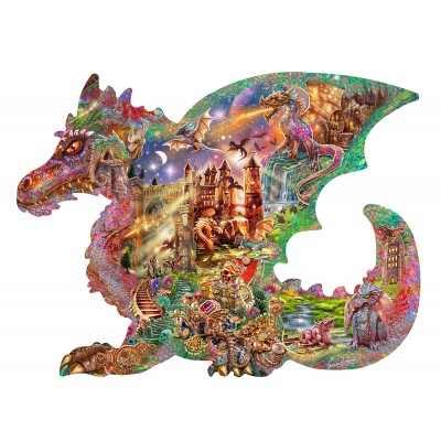 Puzzle Sunsout-97045 Le Château du Dragon