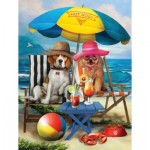 Puzzle   Pièces XXL - Beach Dogs