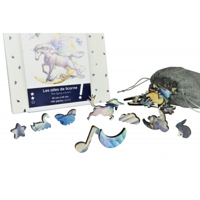 The-Wild-Puzzle-759856 Puzzle en Bois - Les Ailes de Licorne