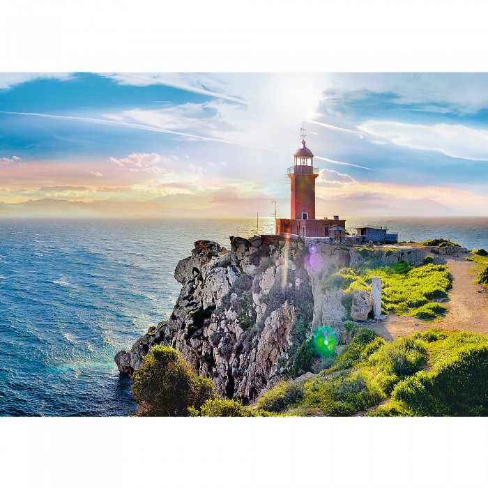 Puzzle  Trefl-10436 Phare de Melagavi