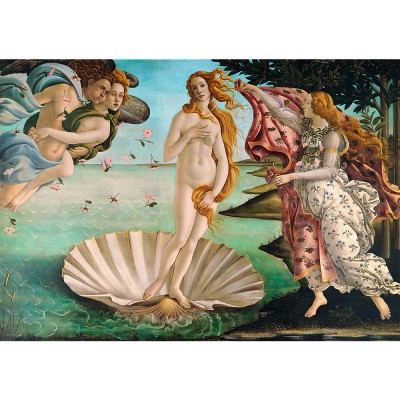 Puzzle Trefl-10589 Sandro Botticelli - La Naissance de Venus