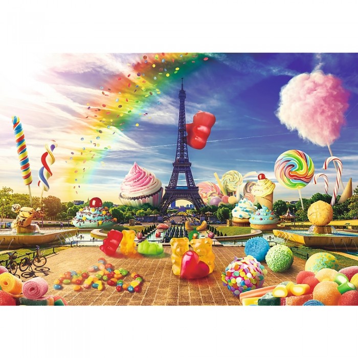 Puzzle  Trefl-10597 Sweet Paris