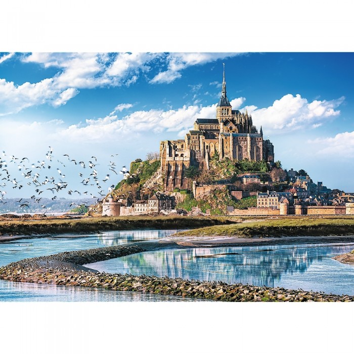 Puzzle  Trefl-10766 Mont Saint Michel, France
