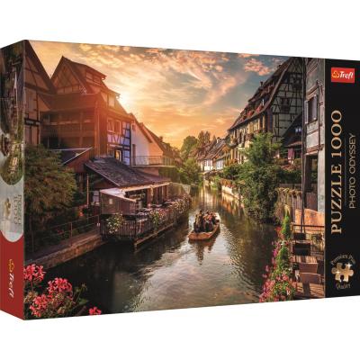 Puzzle Trefl-10816 Photo Odyssée : La Petite Venise à Colmar. France