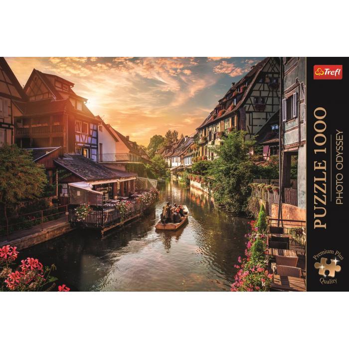 Puzzle  Trefl-10816 Photo Odyssée : La Petite Venise à Colmar. France
