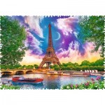 Puzzle  Trefl-11115 Crazy Shapes - Sky over Paris