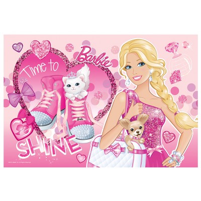 Puzzle Trefl-14805 Pièces XXL avec Paillettes - Barbie