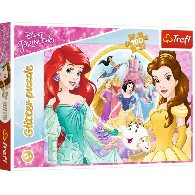 Trefl-14819 Puzzle Brillant - Disney Princess