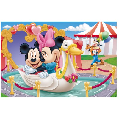 Puzzle Trefl-19276 Mickey et Minnie s'aiment