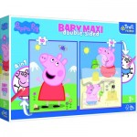   2 Puzzles - Baby Maxi Puzzle - Peppa Pig
