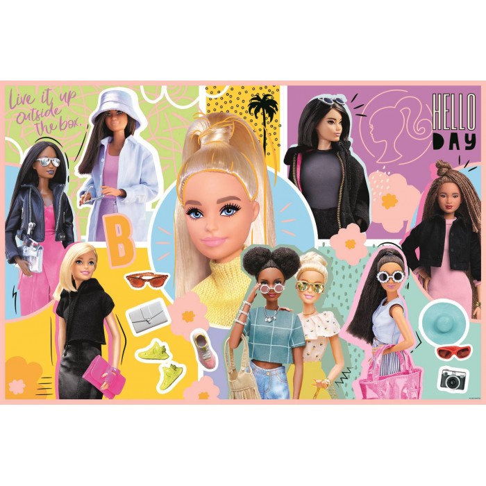 Puzzle  Trefl-23025 Votre Barbie Préférée - Mattel, Barbie