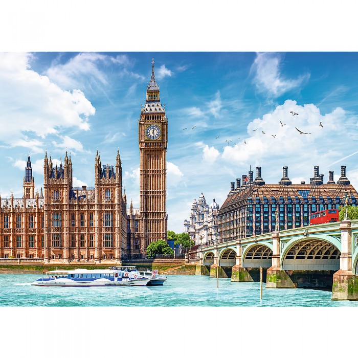 Puzzle Trefl-27120 Big Ben - London - England