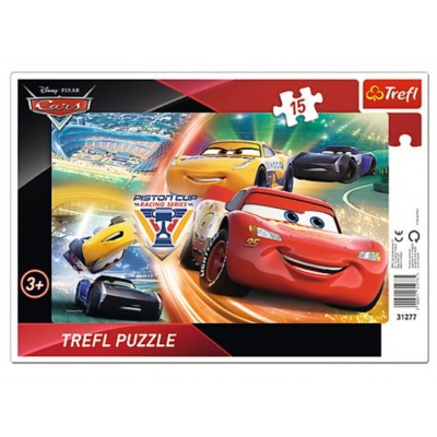 Trefl-31277 Puzzle Cadre - Cars
