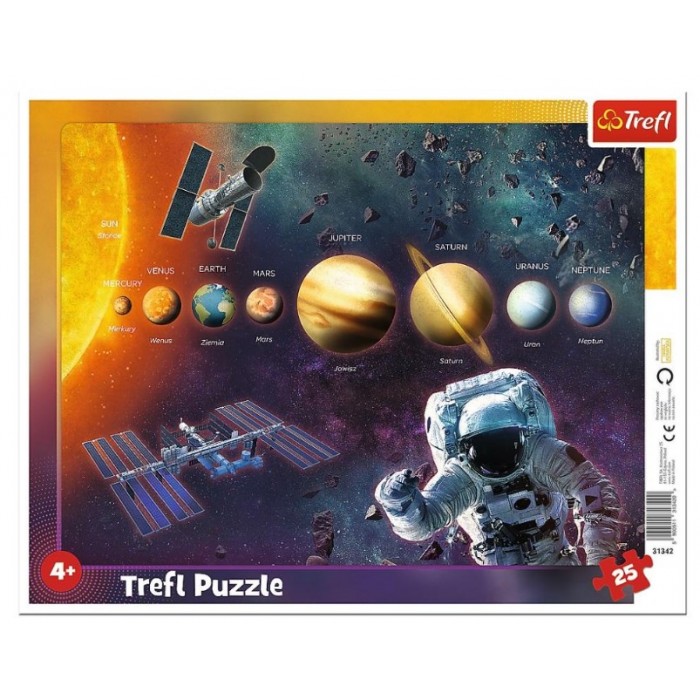 Trefl-31342 Puzzle Cadre - Système Solaire