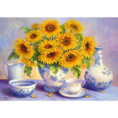 Puzzle Trefl-37293 Hardwick Trisha - Sunflowers
