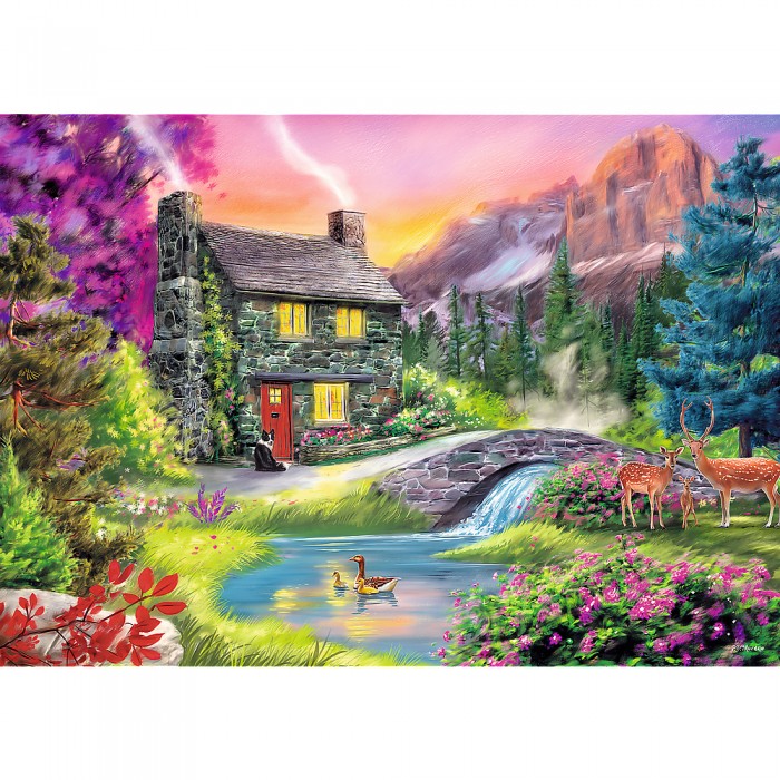 Puzzle  Trefl-37325 Mountain Idyll