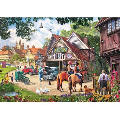 Trefl-37494 2 Puzzles - Vie Idyllique