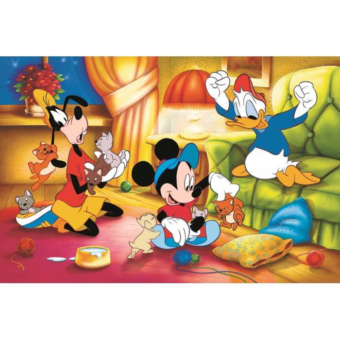 Puzzle  Trefl-37601 40e Anniversaire Trefl - Mickey Mouse Et Ses Amis