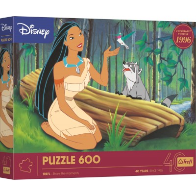 Puzzle Trefl-37605 40 ème Anniversaire Trefl - Pocahontas
