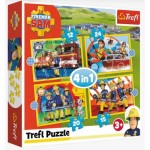 Puzzle   4 in 1 - Helpful Fireman Sam