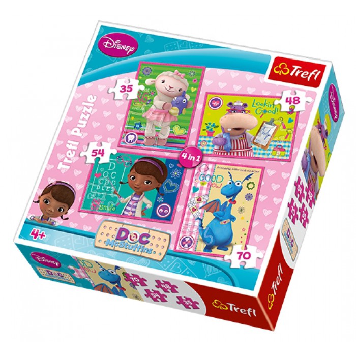   4 Puzzles - Doc McStuffins