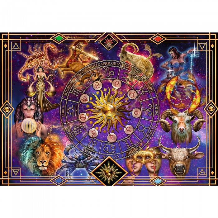 Trefl-40015 Spiral Puzzle - Zodiac signs