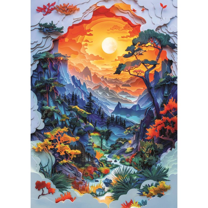 Puzzle  Trefl-40045 Vallée