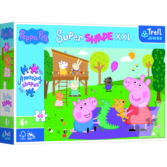 Puzzle  Trefl-50011 Pièces XXL - Peppa Pig