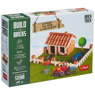 Puzzle Trefl-60982 Build with Bricks - Cottage