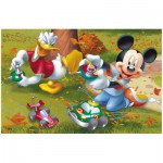 Puzzle   Mickey et Donald jouent aux voitures radio-commandées