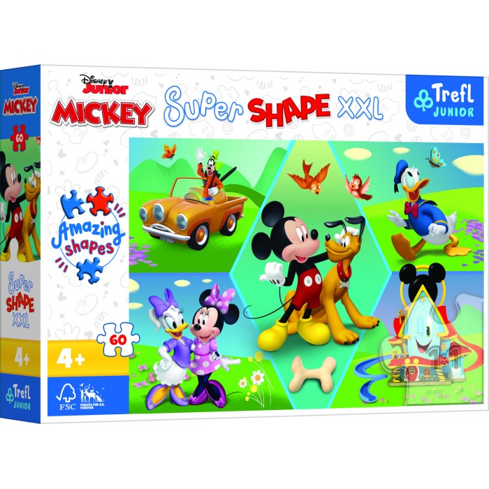 Puzzle   Pièces XXL - It's always fun with Mickey!