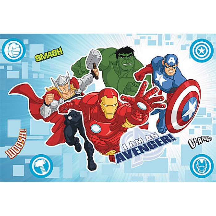 Puzzle   Pièces XXL Lumineux la Nuit - Avengers