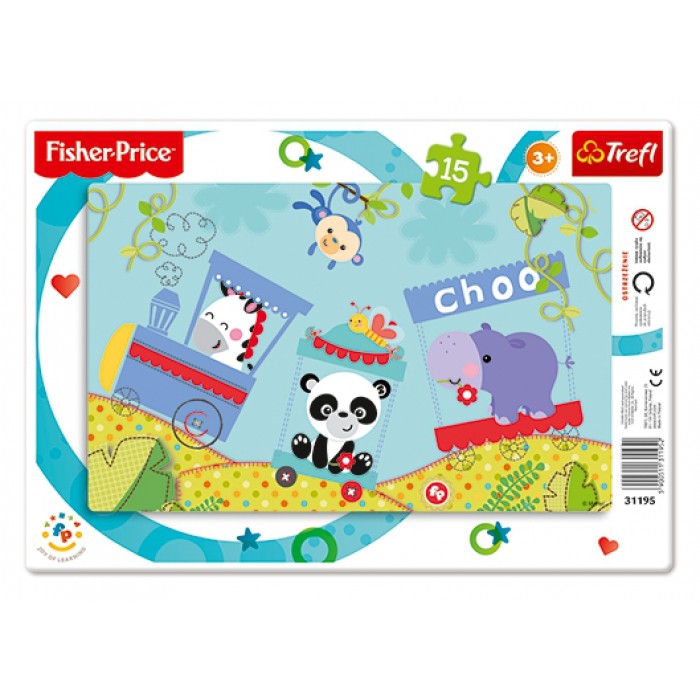   Puzzle Cadre - Le Train des Animaux