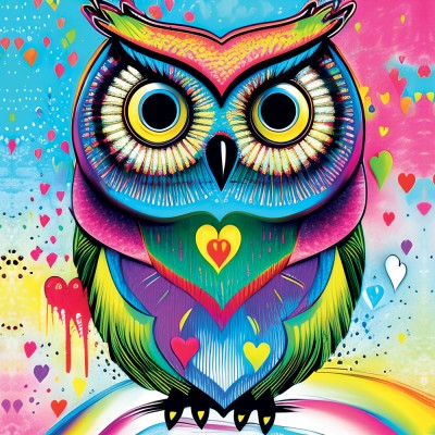 Puzzle Yazz-3807 Pop-art Owl